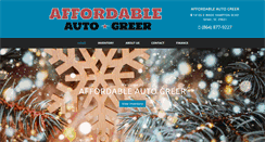 Desktop Screenshot of affordableautogreer.com
